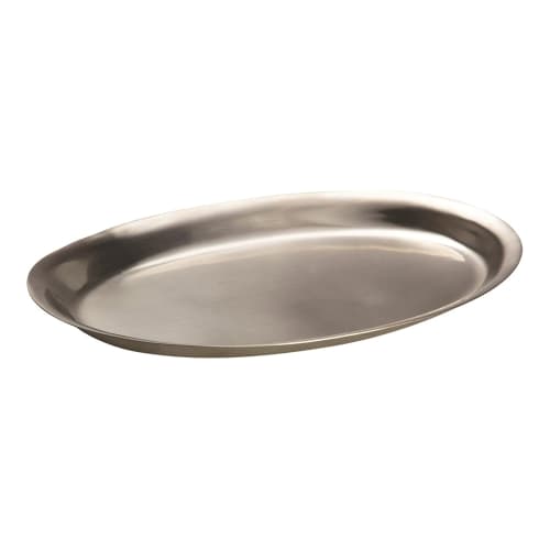 Prestige Oval Amenity Tray, Stainless Steel
